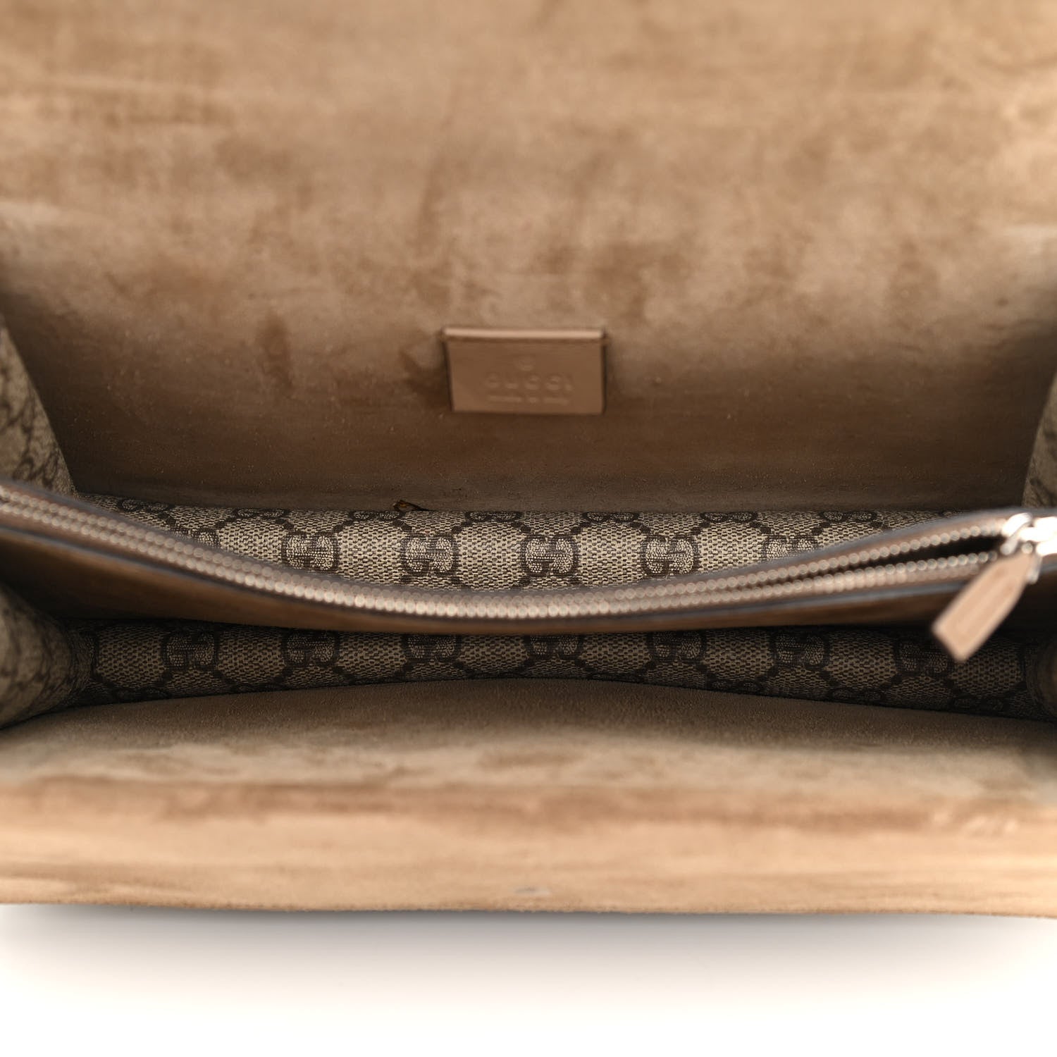 Gucci GG Supreme Monogram Small Dionysus Shoulder Bag Taupe 5 of 11