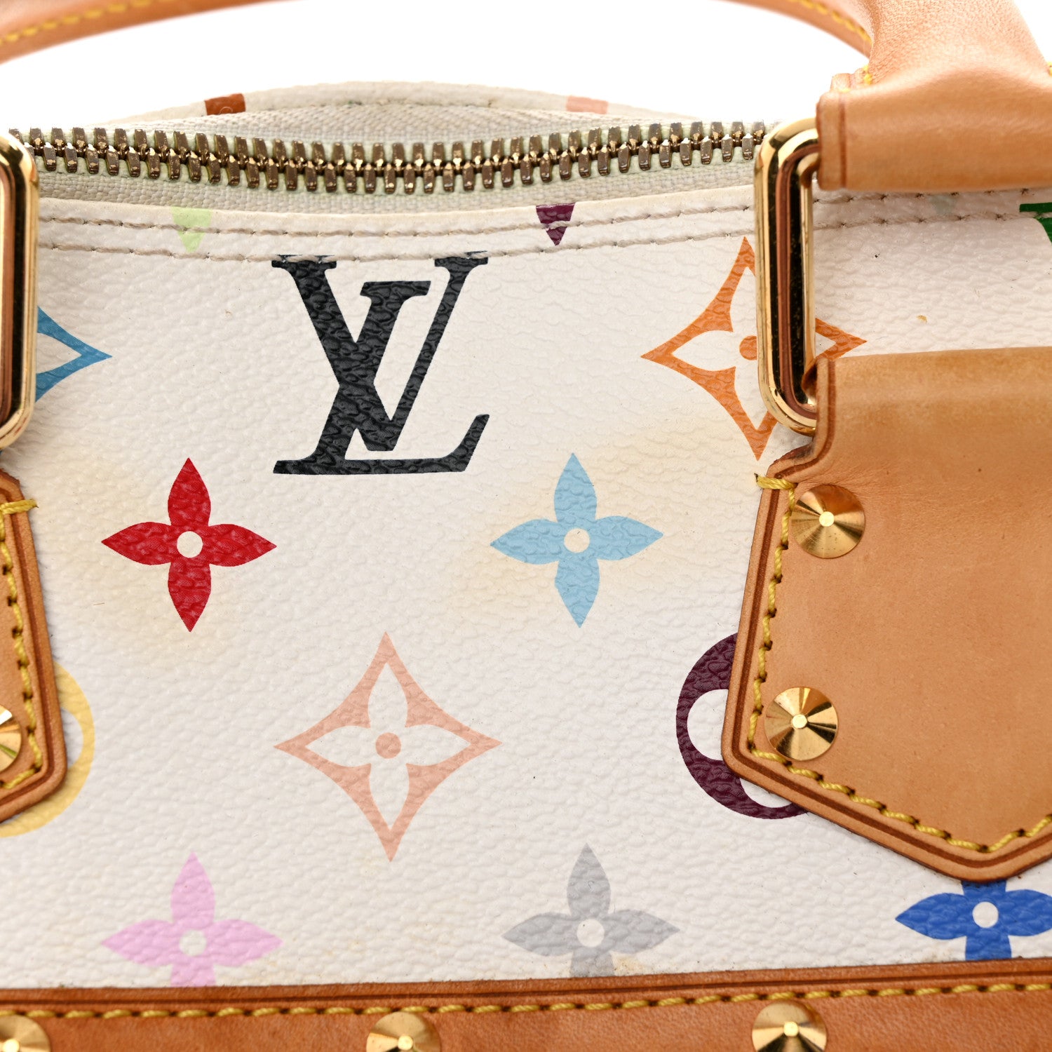 Louis Vuitton LOUIS VUITTON Monogram Multicolor Alma PM White 18 of 22