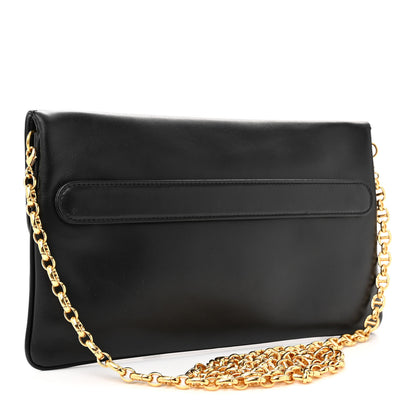 Christian Dior Smooth Calfskin Medium Diordouble Chain Bag Black 3 of 12