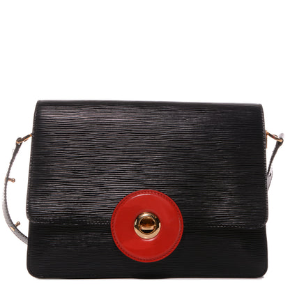 Louis Vuitton Epi Sac Friedland Black Red 1 of 8