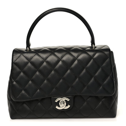 Chanel Lambskin Quilted Medium Kelly Flap Bag Black Black 1 of 10