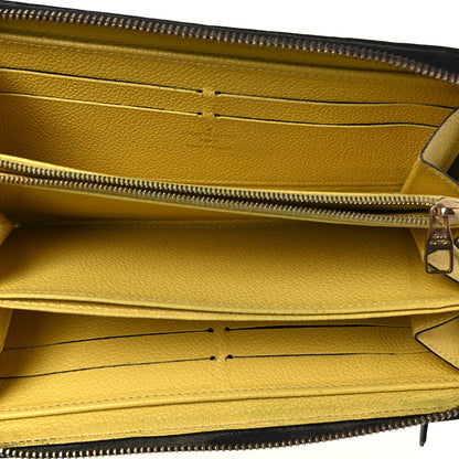 Louis Vuitton Empreinte Zippy Wallet Black Yellow 5 of 8