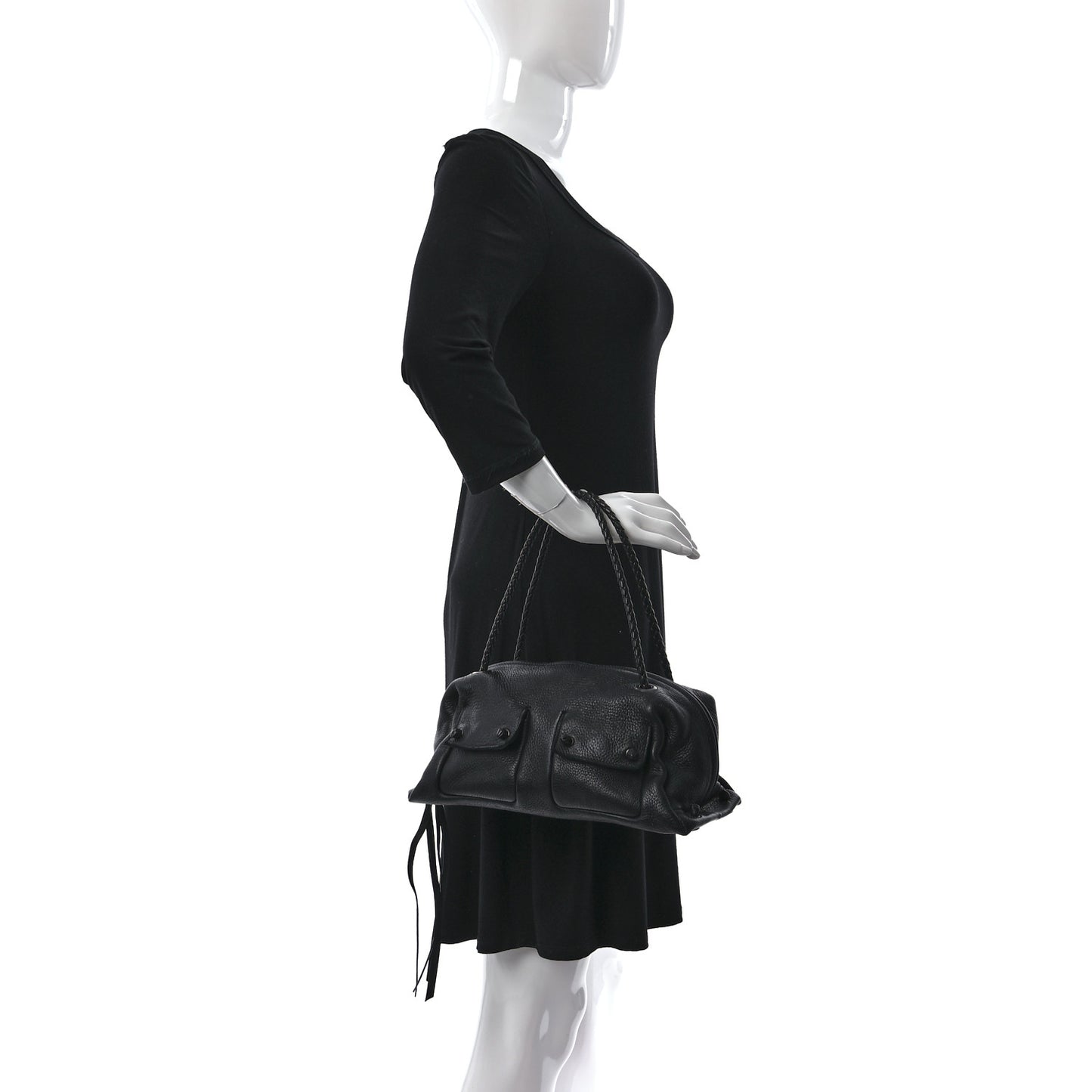 Cervo Iguila Shoulder Bag Black