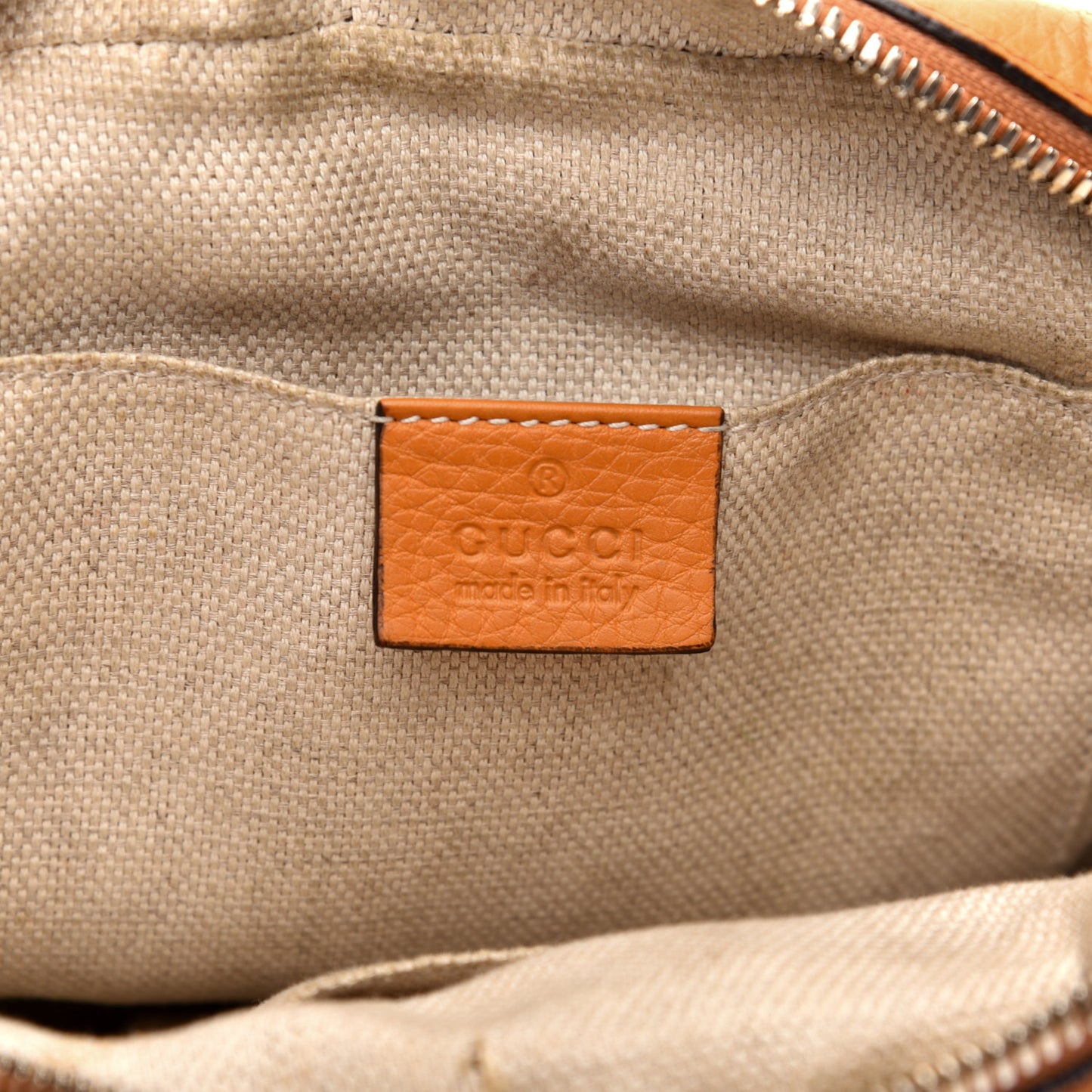 Pebbled Calfskin Small Soho Disco Bag Curcuma