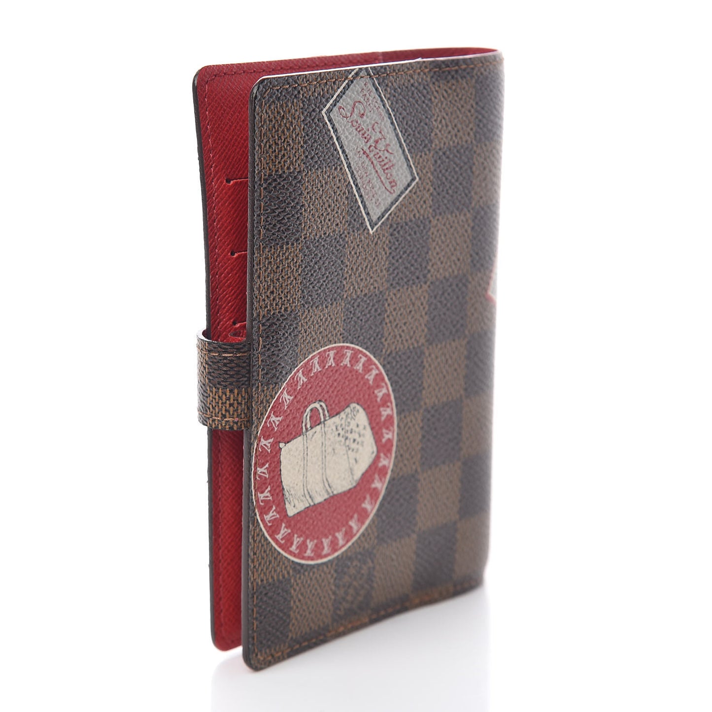 Damier Ebene Patch Small Ring Agenda Cover