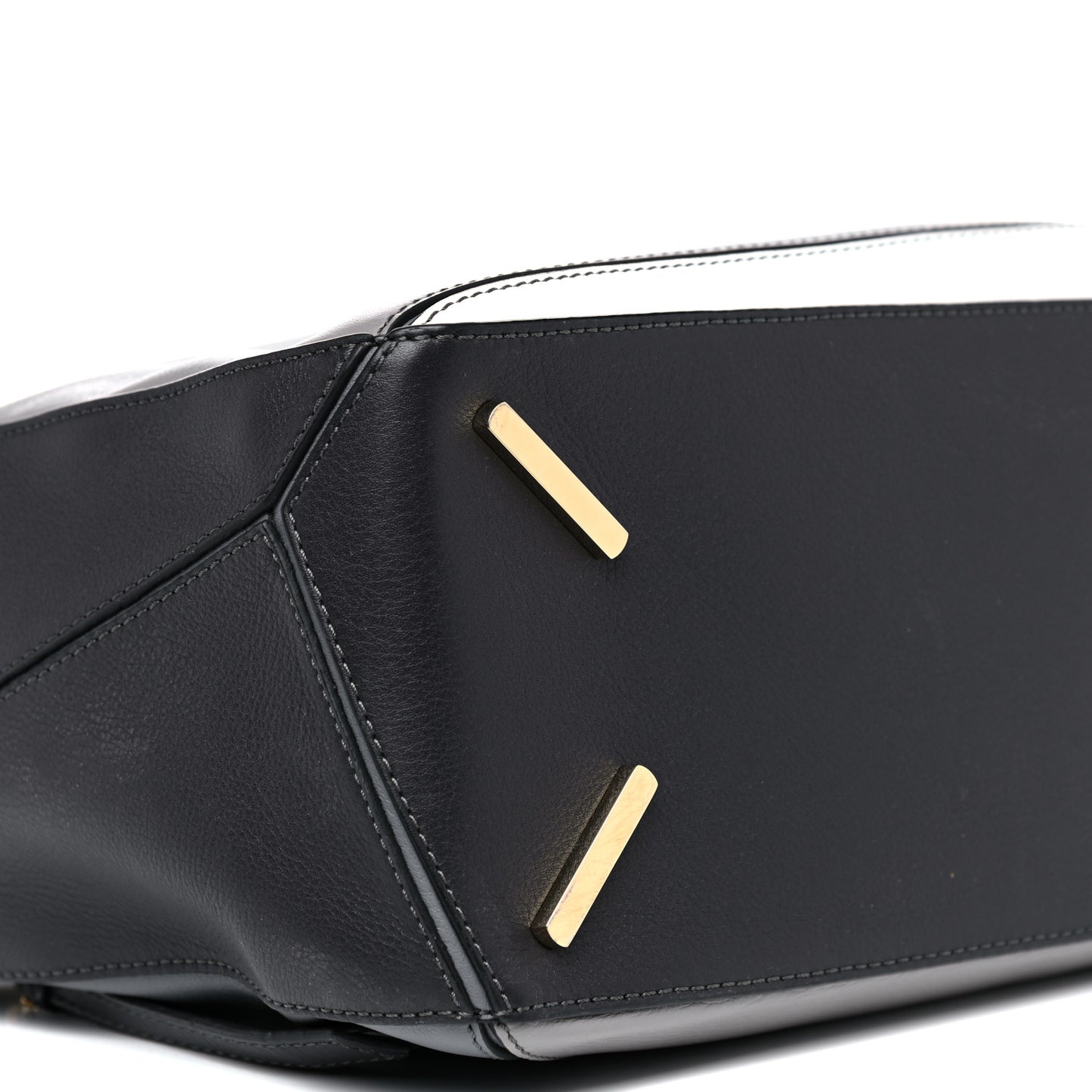 Calfskin Medium Puzzle Bag Grey Multito
