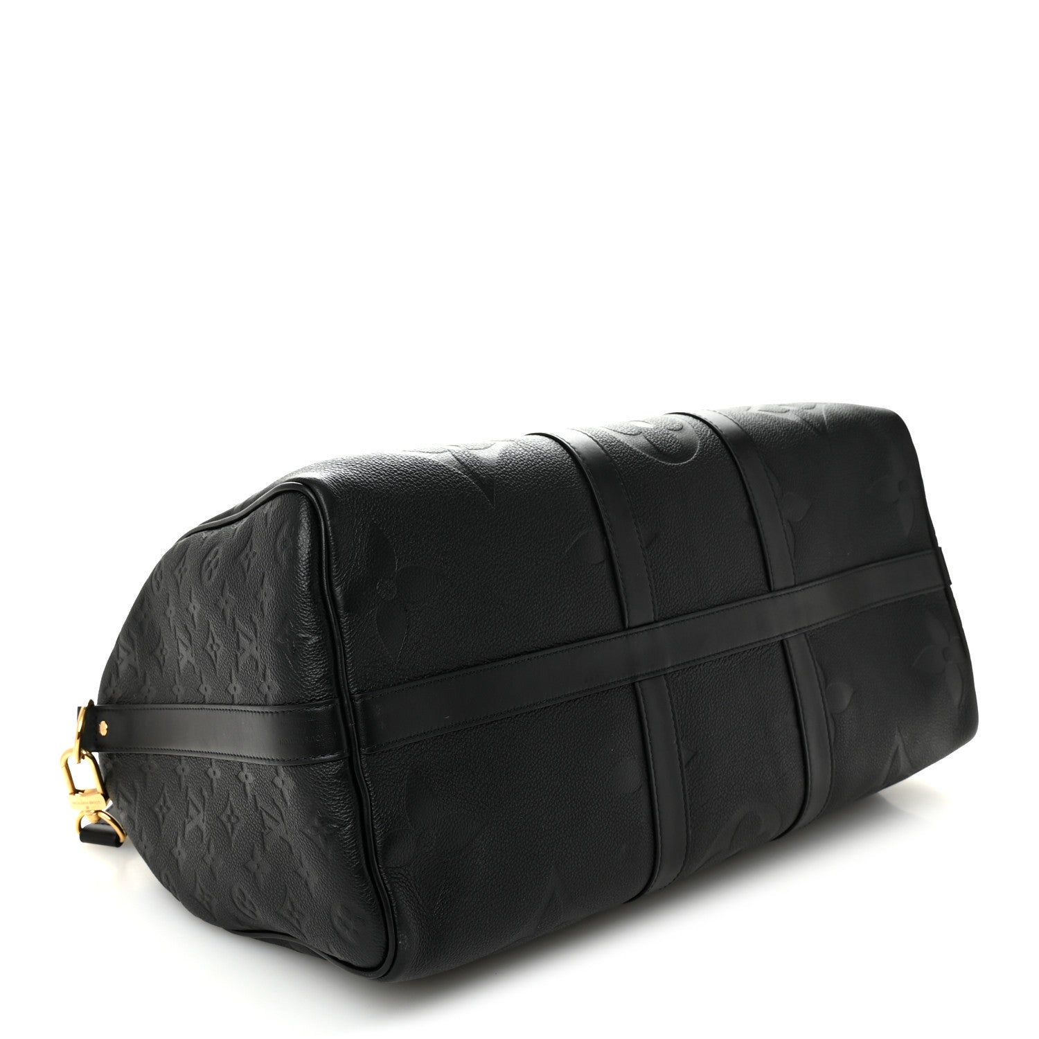 Louis Vuitton Empreinte Monogram Giant Keepall Bandouliere 45 Black 3 of 8