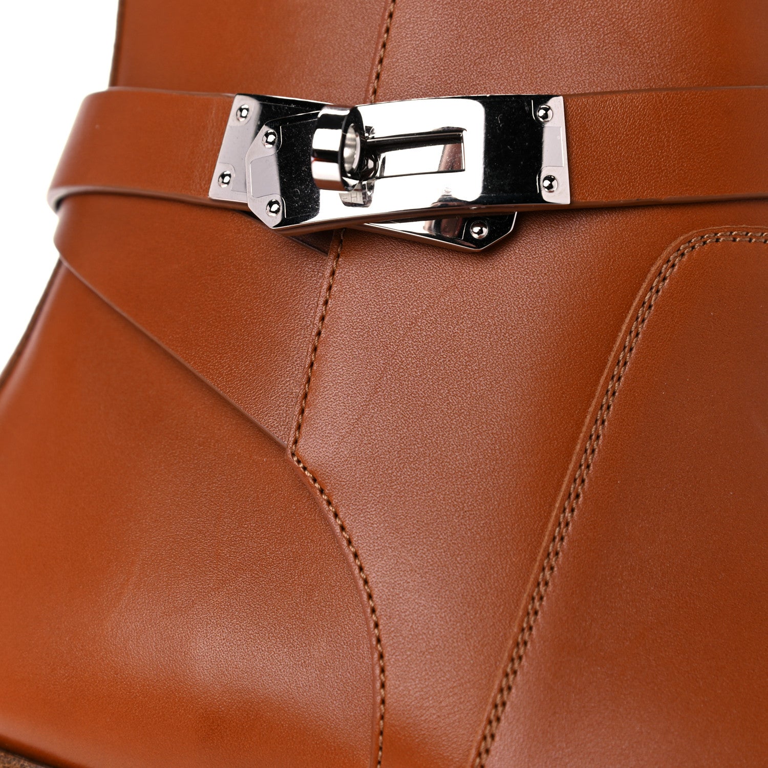 Hermes Calfskin Neo Low Boots 38.5 Natural 10 of 17