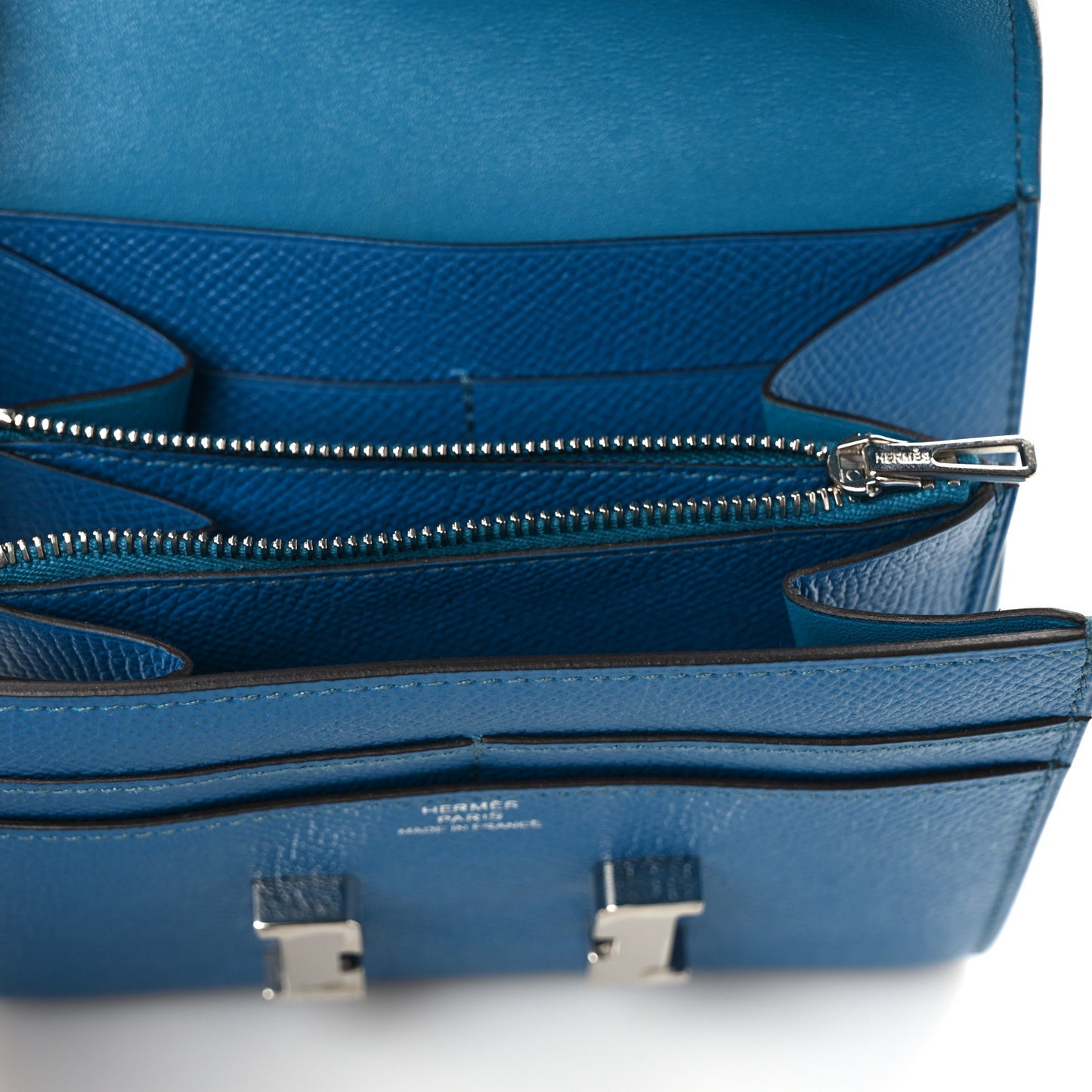 Epsom Constance Compact Passant Wallet Bleu Izmir