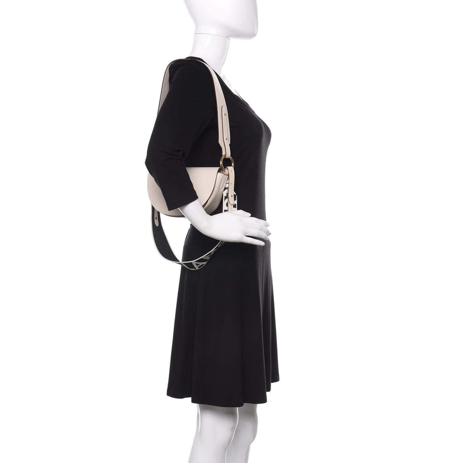 Stella McCartney Eco Soft Alter Nappa Perforated Logo Mini Marlee White 2 of 13