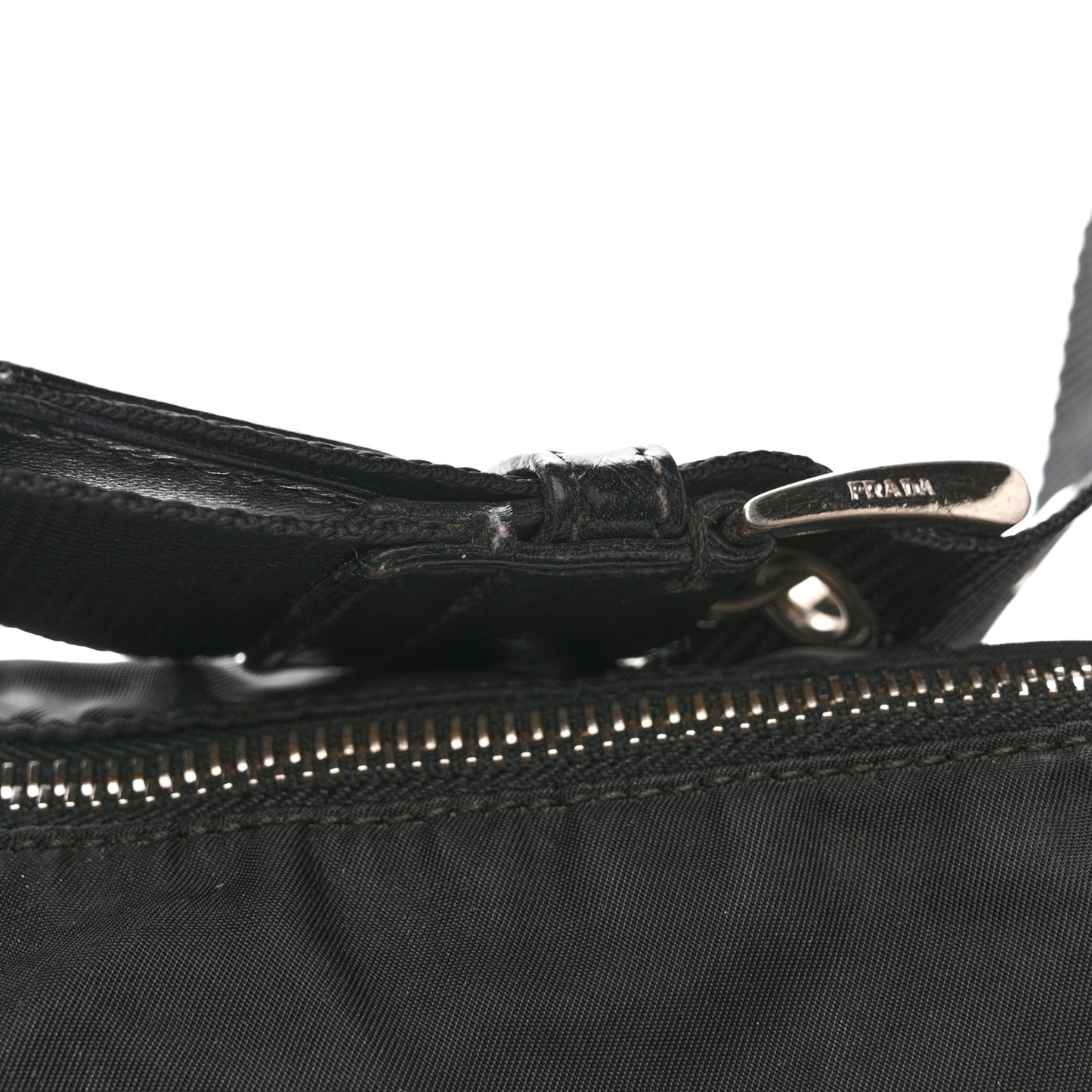 Nylon Shoulder Bag  Black