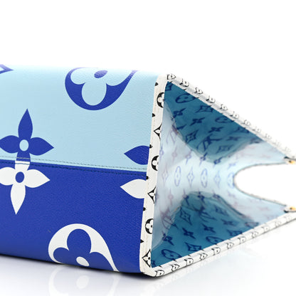 Louis Vuitton Monogram Giant Hamptons Onthego Blue 10 of 10