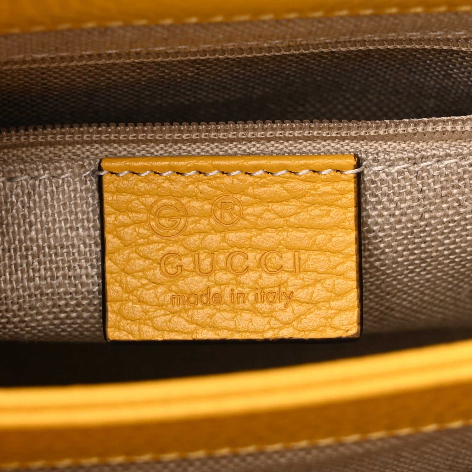Gucci Dollar Calfskin Interlocking G Crossbody Bag New Buttercup 6 of 10