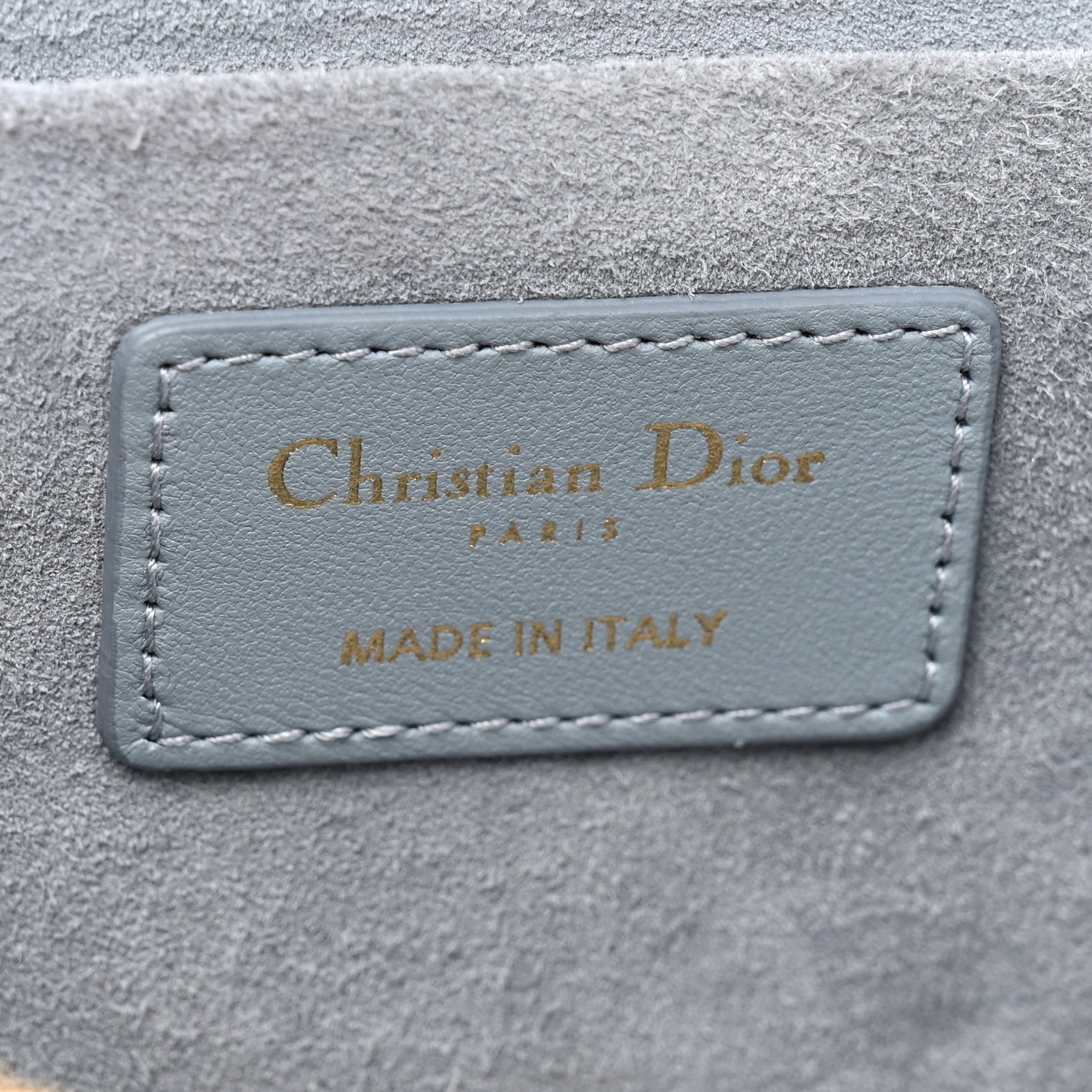 Christian Dior Lambskin Cannage Small Diortravel Vanity Case Cloud Blue 6 of 11