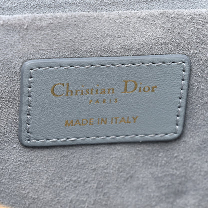 Christian Dior Lambskin Cannage Small Diortravel Vanity Case Cloud Blue 6 of 11