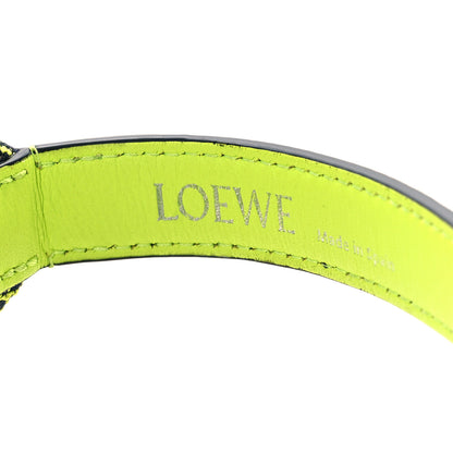 Loewe Jacquard Anagram Calfskin Small Cubi Bag Neon 9 of 10
