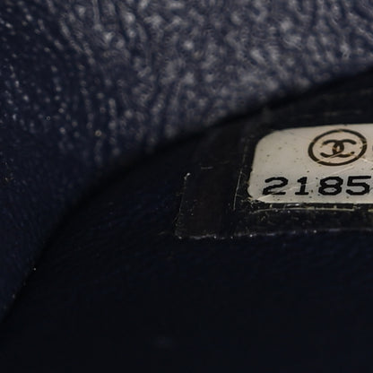 Chanel Caviar Quilted Jumbo Double Flap Navy Blue 7 of 12