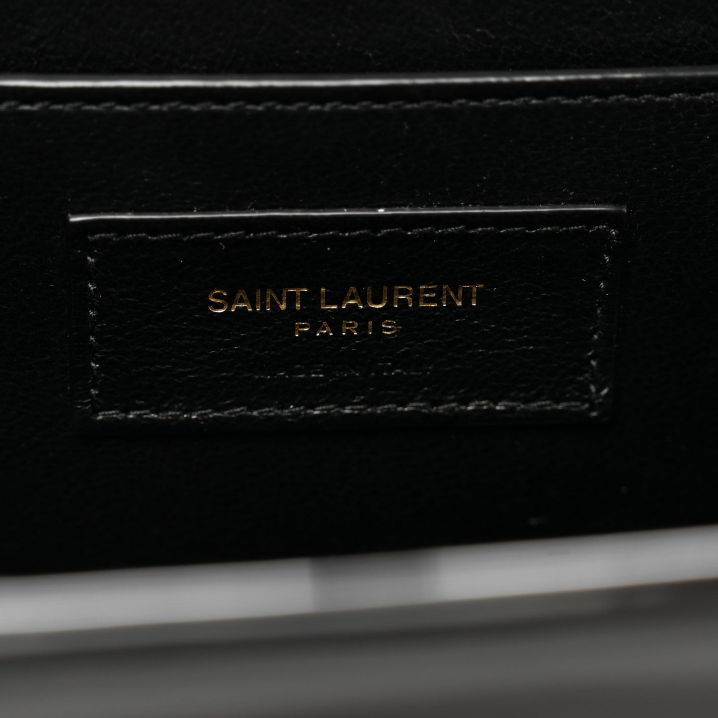 Patent Daria Clutch Black