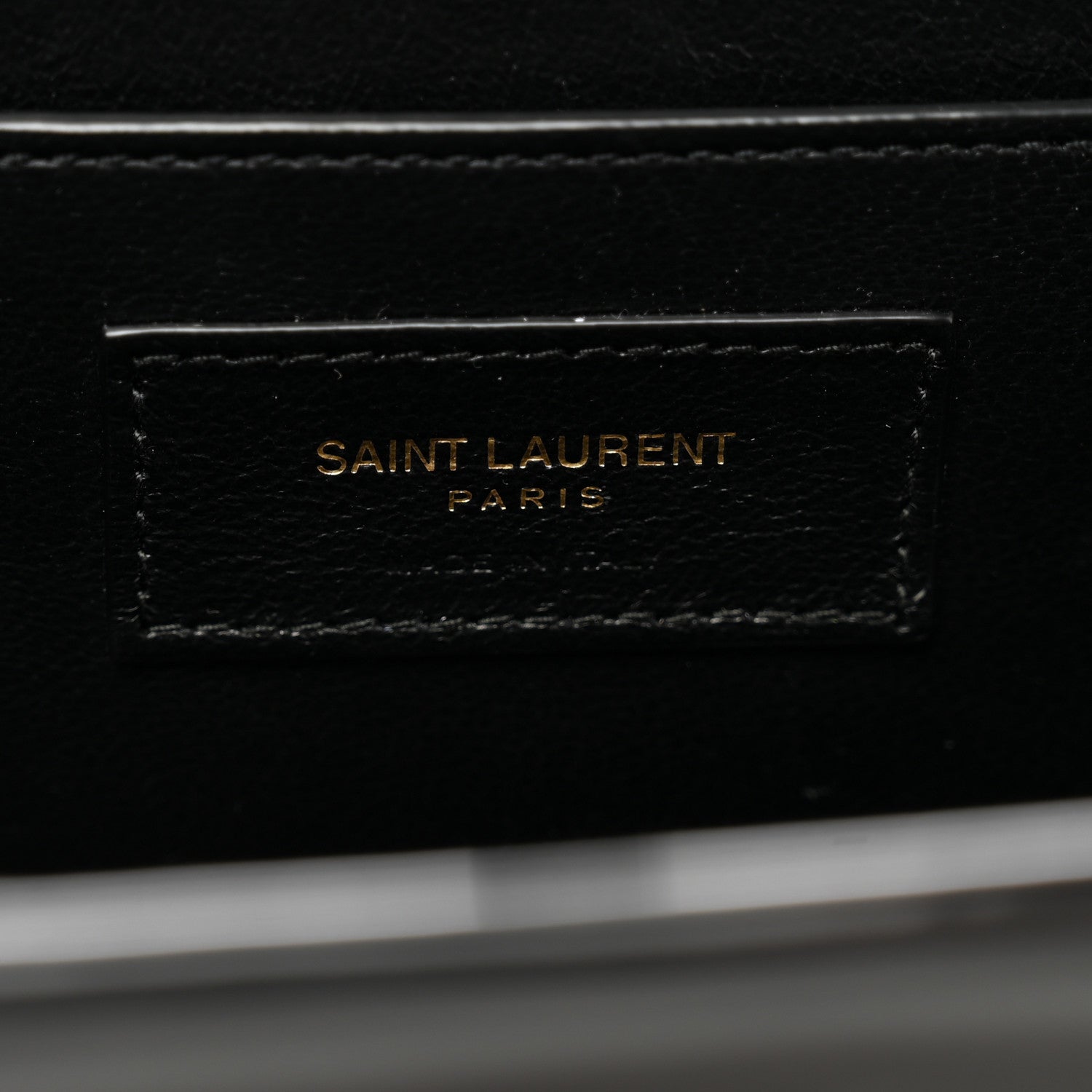 Saint Laurent Patent Daria Clutch Black 6 of 6