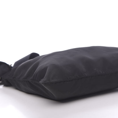 Prada Nylon Vela Flat Messenger Bag Black 9 of 10