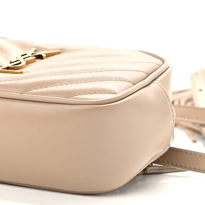 Saint Laurent Calfskin Matelasse Monogram Lou Belt Bag Light Natural 8 of 11