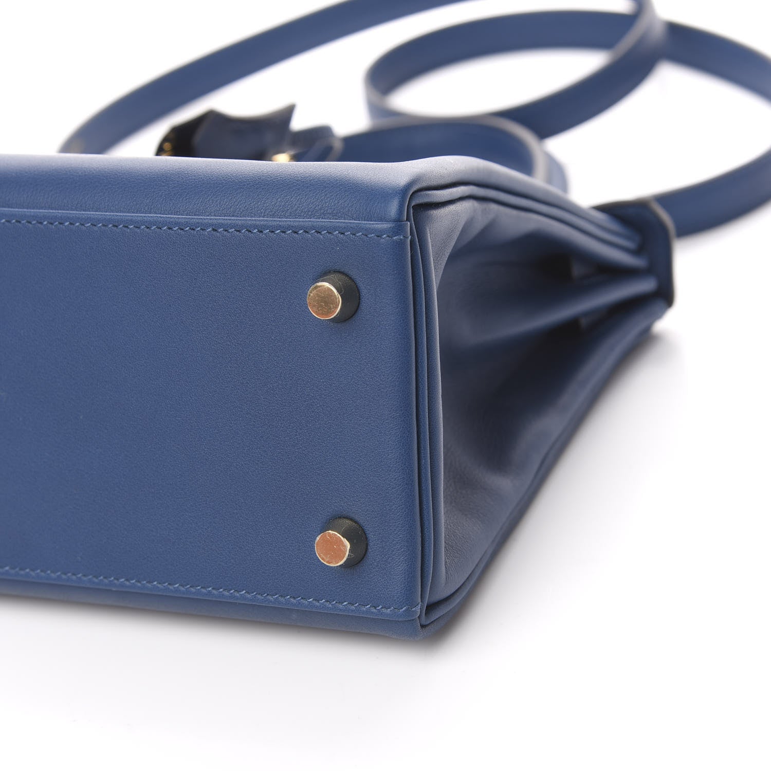 Hermes Swift Kelly Retourne 25 Deep Bleu 10 of 11