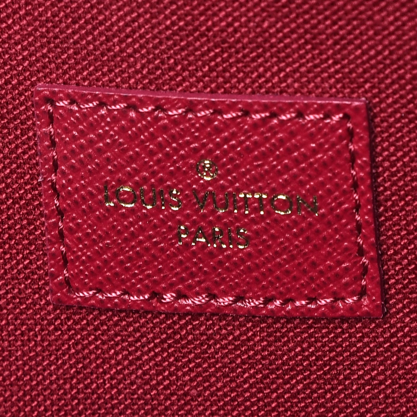 Monogram Pochette Felicie Chain Wallet Fuchsia