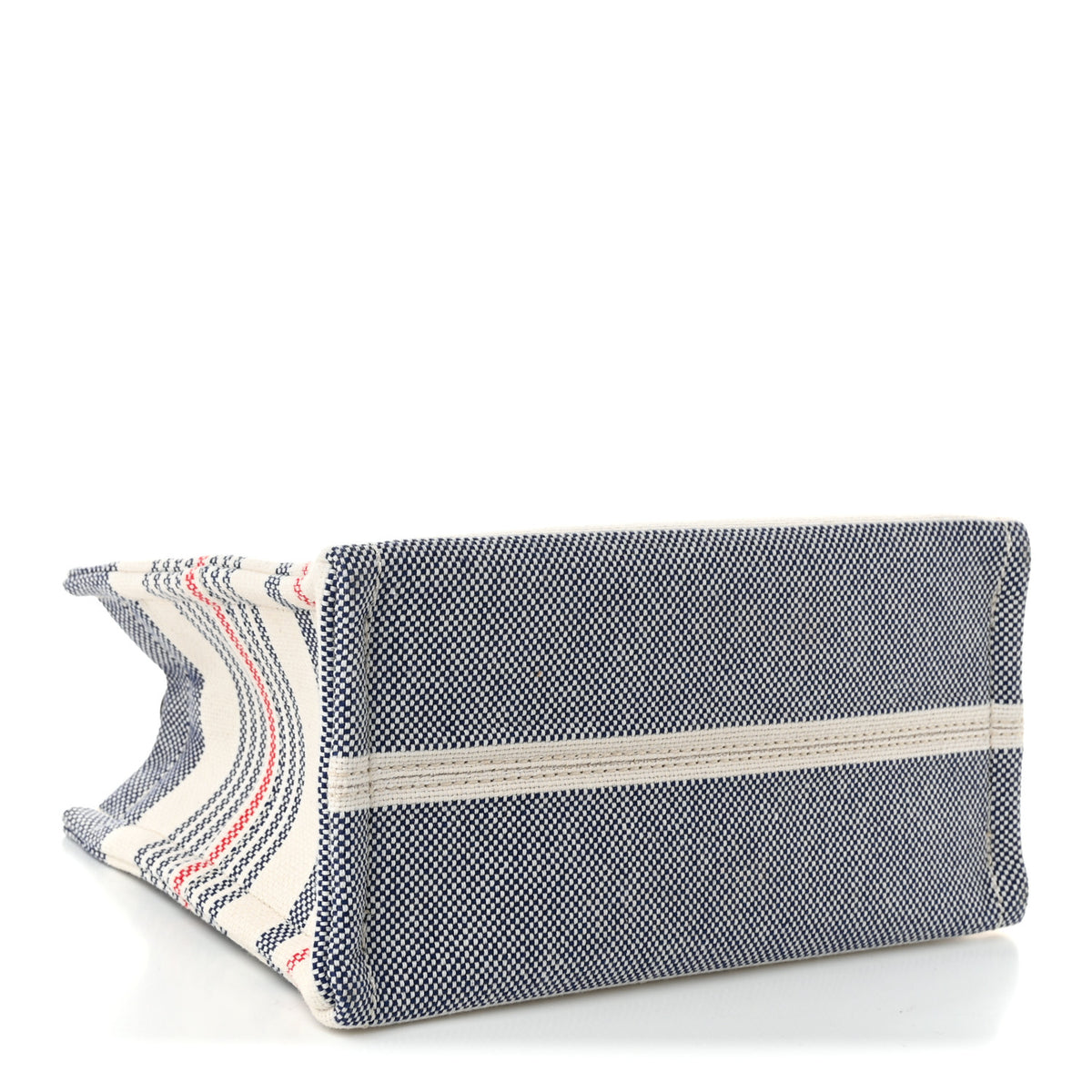 Celine Canvas Calfskin Striped Triomphe Small Cabas Thais Multicolor 4 of 9