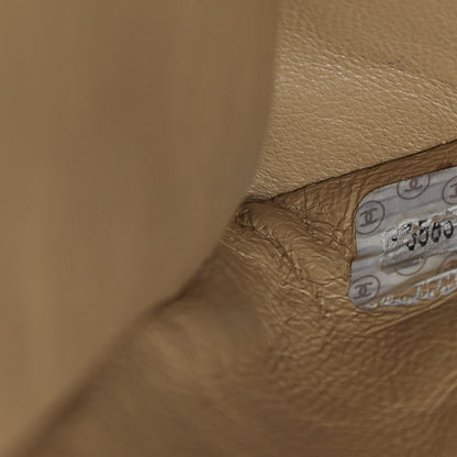 Chanel Lambskin Jumbo CC Shoulder Bag Beige 7 of 14