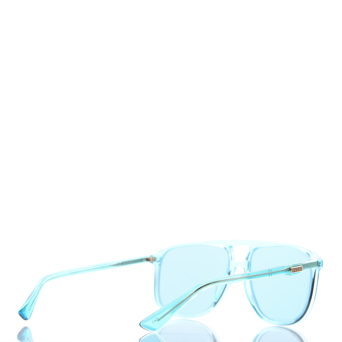 Squared Aviator Sunglasses GG0262S Blue