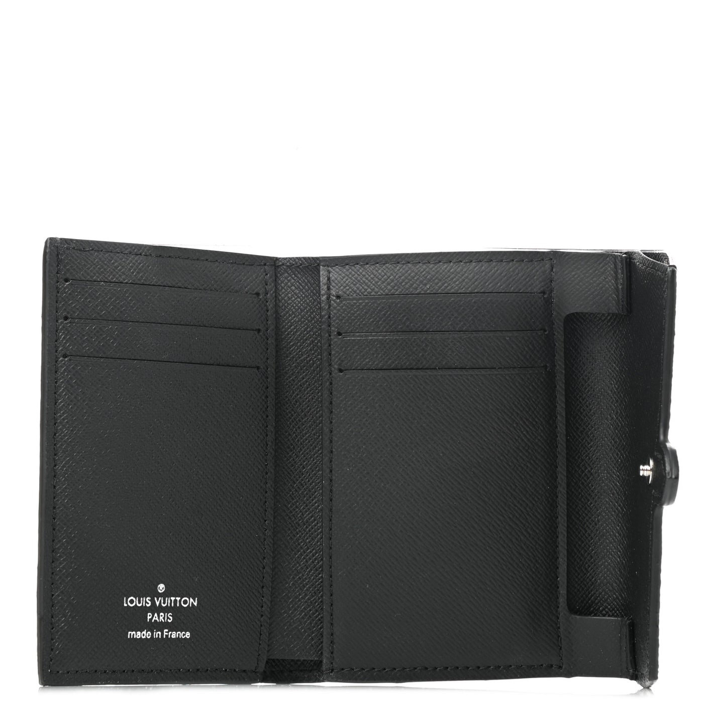 Monogram Pastel Cross Card Holder Black