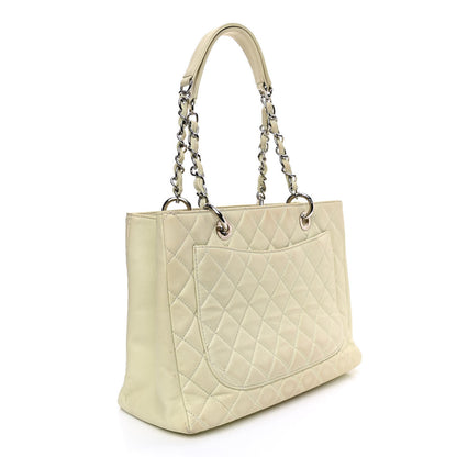 Chanel Caviar Quilted Grand Shopping Tote GST Ecru 2 of 15