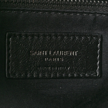 Saint Laurent Crinkled Calfskin Matelasse Monogram Niki Shoulder Bag Black 6 of 11