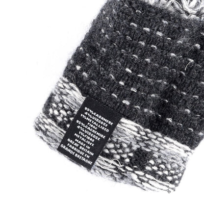 Chanel Cashmere CC Fingerless Gloves Grey 4 of 4