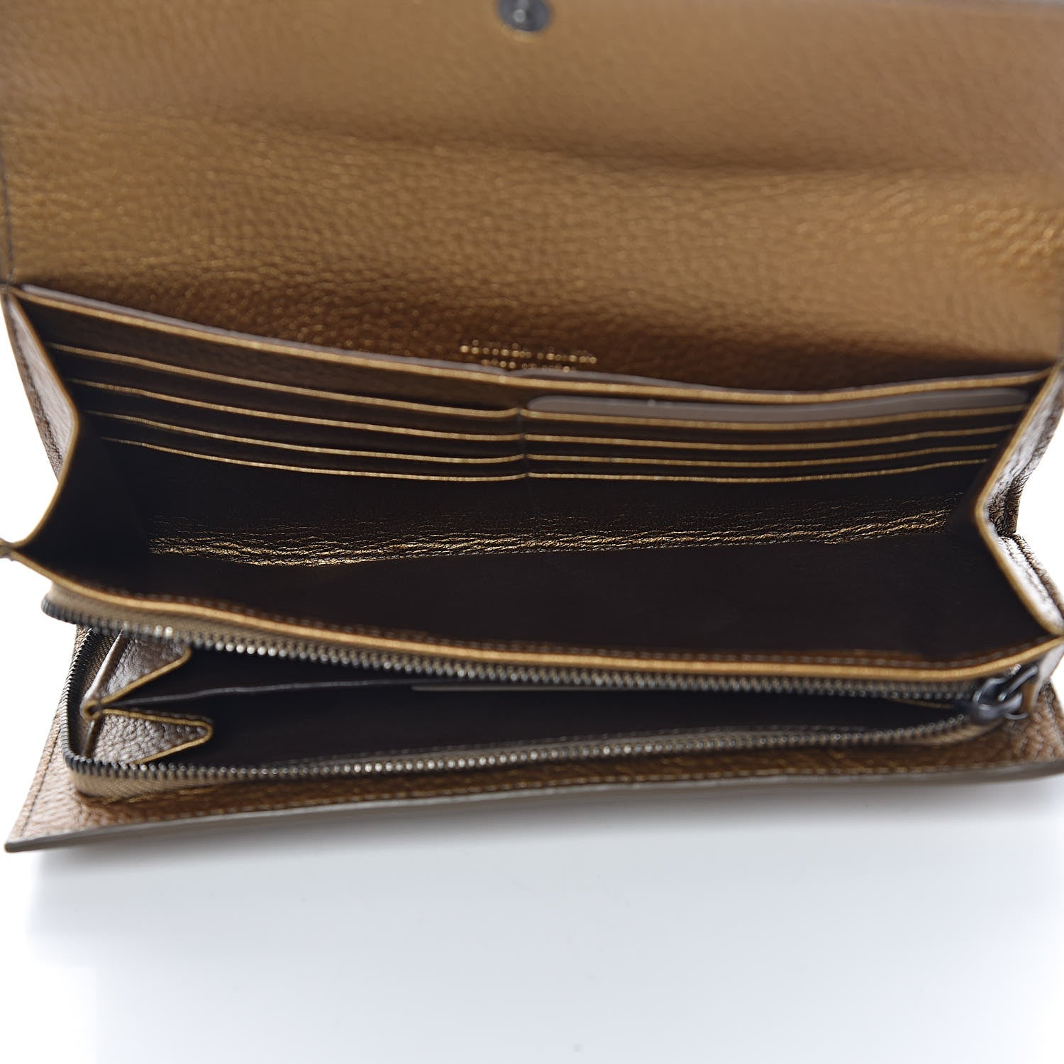Bottega Veneta Nappa Intrecciato Continental Wallet New Bronze 5 of 8