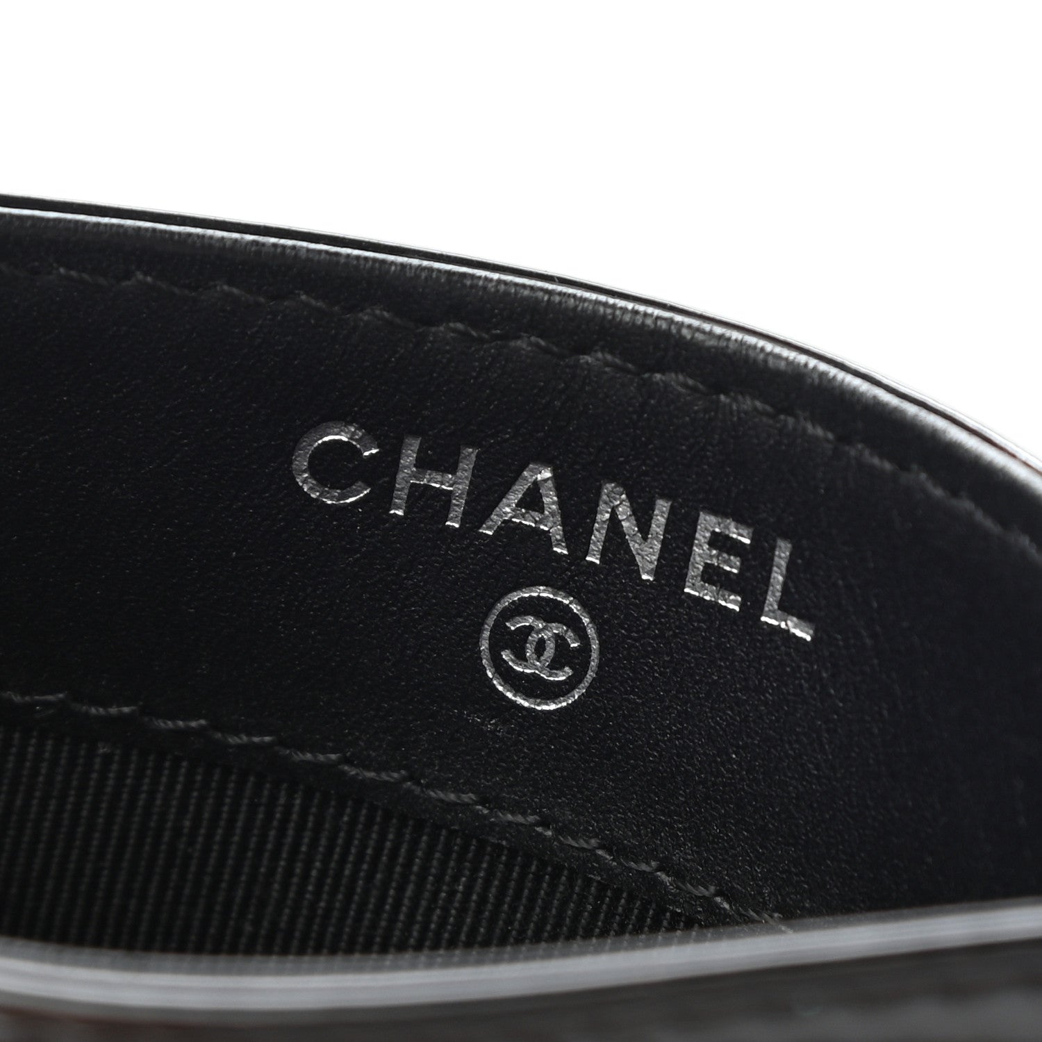 Chanel Patent Calfskin Quilted Card Holder Black 6 of 9