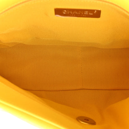 Chanel Lambskin Quilted Medium Chanel 19 Flap Yellow 5 of 10