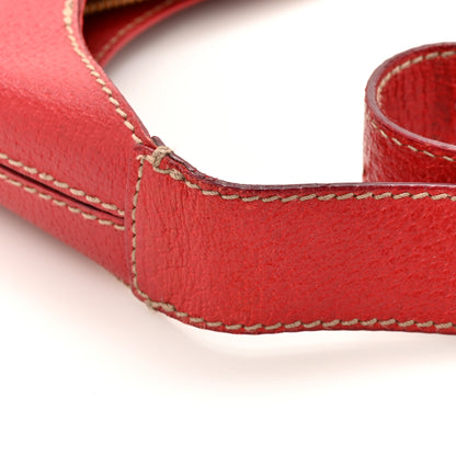 Salvatore Ferragamo Pigskin Gancini Hobo Red 12 of 13