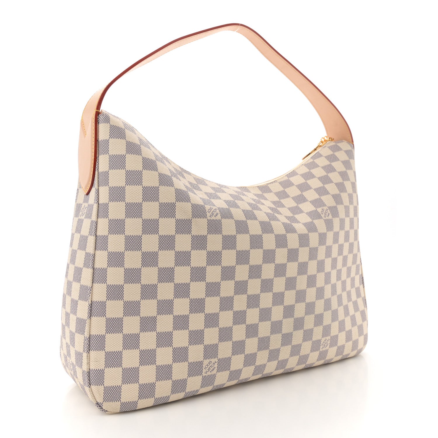 Louis Vuitton Damier Azur Slouchy MM 3 of 10