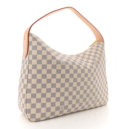 Louis Vuitton Damier Azur Slouchy MM 3 of 10