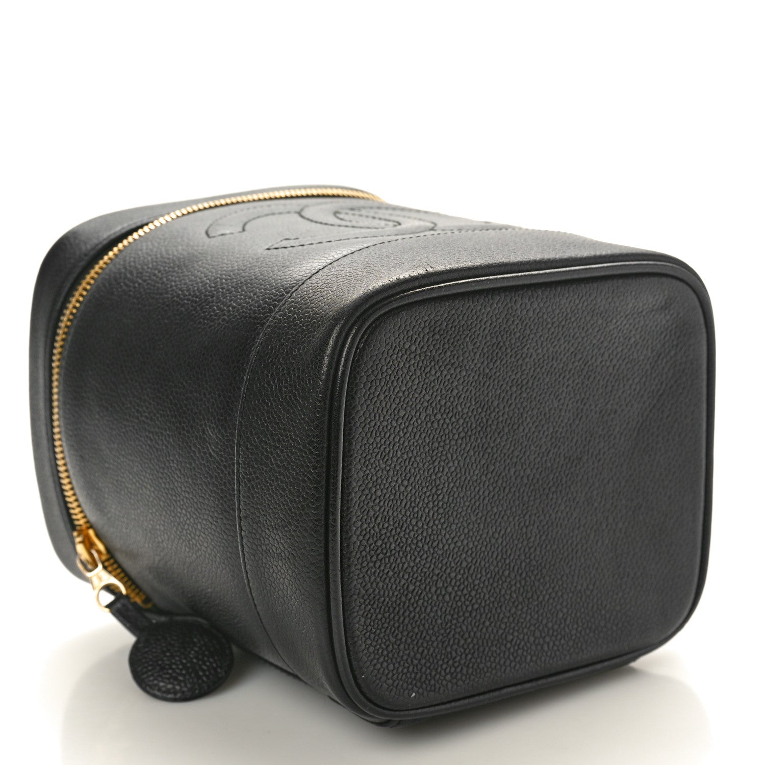 Chanel Caviar Vanity Cosmetic Case Black 4 of 10