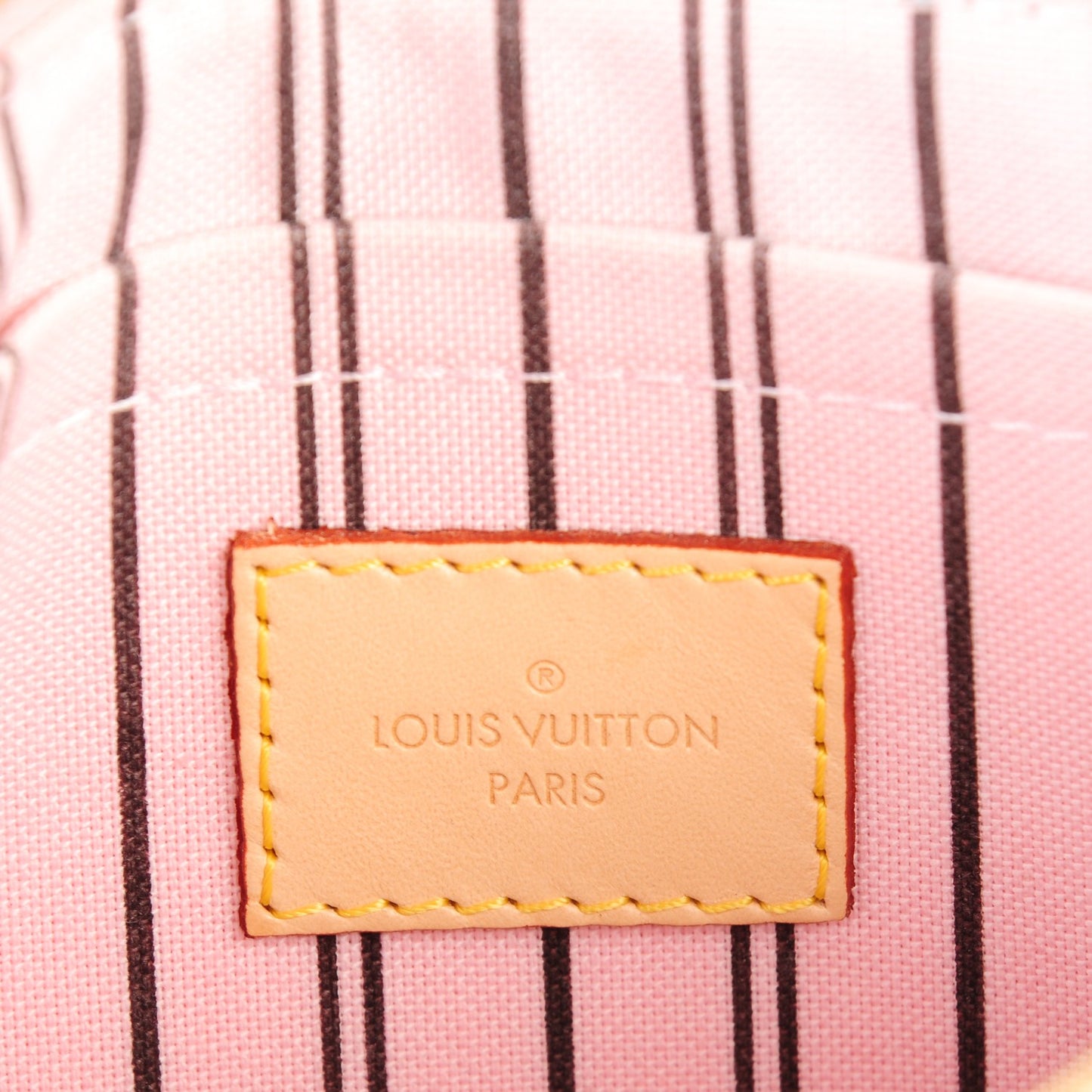 Monogram Neverfull MM GM Pochette Rose Ballerine