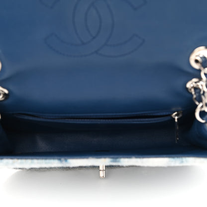 Chanel Sequin Mini Waterfall Flap Light Blue 5 of 15