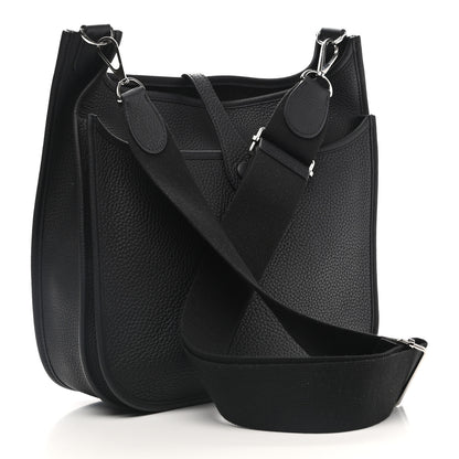 Hermes Taurillon Clemence Evelyne III PM Black 3 of 11