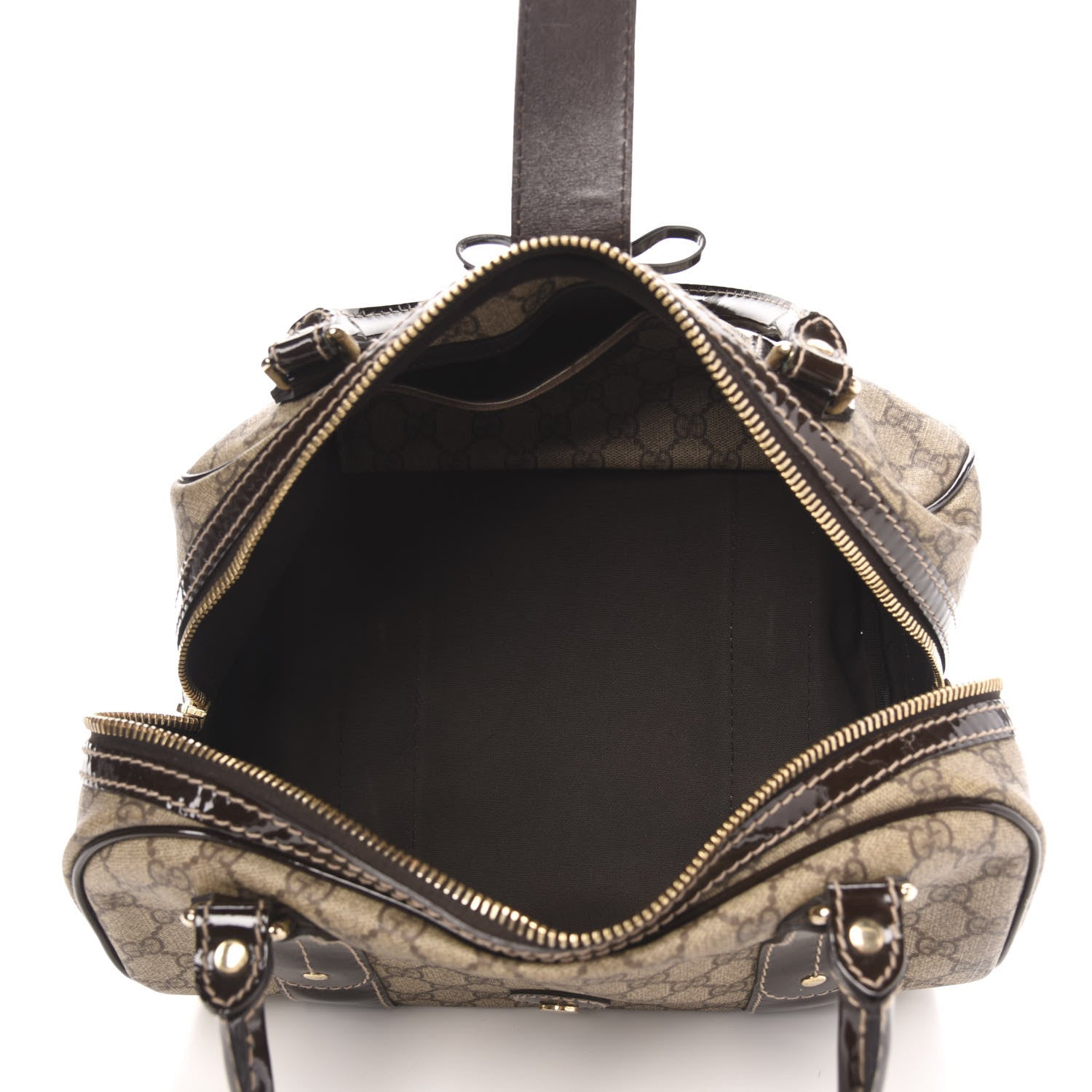Gucci GG Plus Boston Vanity Bag Brown 5 of 15