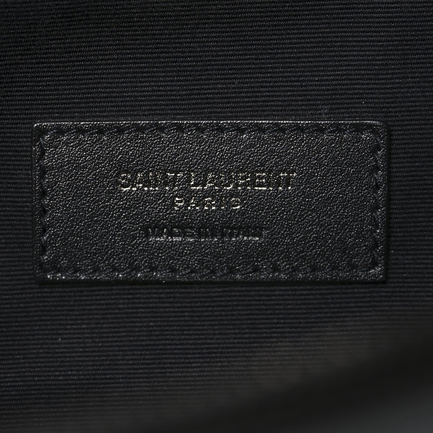 Calfskin Monogram Belt Bag Black