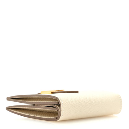 Hermes Epsom Mini Bearn Wallet Craie 4 of 6