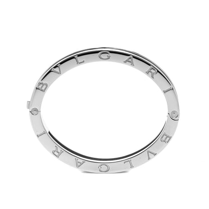 Bulgari 18K Yellow Gold Stainless Steel B.Zero1 Bangle Bracelet 4 of 9