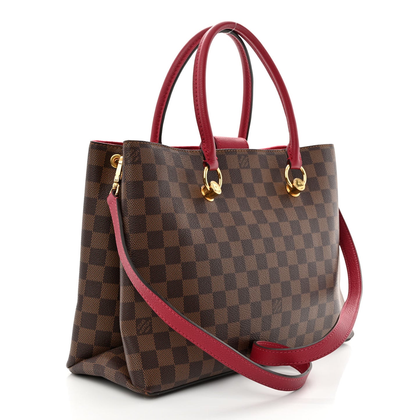 Damier Ebene LV Riverside Lie De Vin