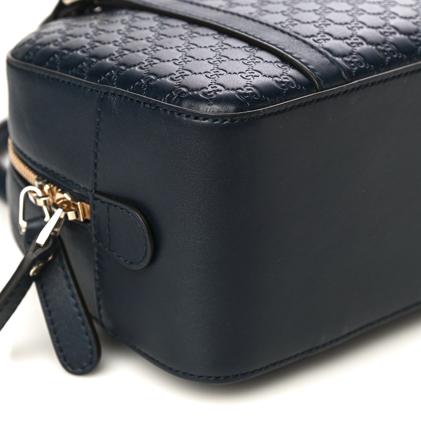 Soft Microguccissima Small Crossbody Bag Blue